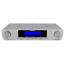 Ceas cu radio BlauPunkt KR14BT, FM, LCD, Bluetooth, Argintiu (KR14BT)