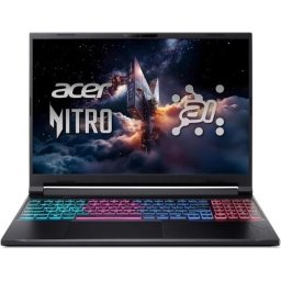 Laptop Acer Nitro V 16S ANV16S-71-94DP, Intel Core 9 270H, 16 inch, RAM 32GB, SSD 1TB, nVidia GeForce RTX 5070 8GB, No OS, Negru