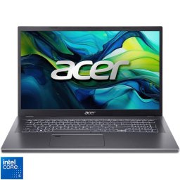 Laptop Acer Aspire 17 A17-51M-519, Procesor Intel® Core™ 5 120U, Display 17.3" FullHD IPS, RAM 16GB DDR5, 512GB SSD, Placa grafica Intel® Graphics, No Os, Silver