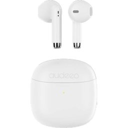 Casti In-ear Audeeo Orbiter II, True Wireless, Autonomie 20h, Impermeabil IPX4, USB-C, Alb