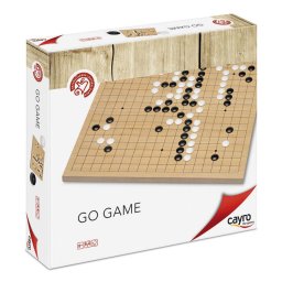 Joc de strategie Go, tabla de lemn, Cayro, Varsta 8+ ani, Multicolor