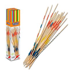 Joc din lemn Mikado, 26 de bete de 30 cm, Cayro, varsta 6+ ani