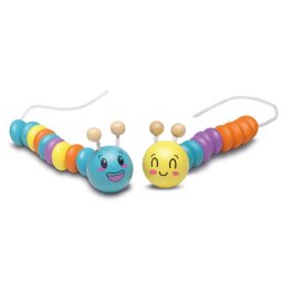 Joc educativ Bugsy, din lemn Cayro, pentru copii 3+ani, Multicolor