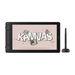 Tableta Grafica HUION Kamvas 13 Ecran Mat 13.3Inch Rezolutie Full HD Stylus cu Tehnologie PenTech 4.0 Negru