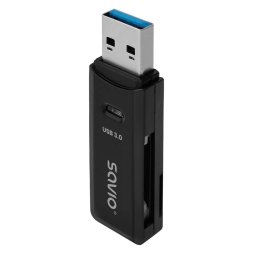 Card Reader Savio USB 3.0 AK-64 Negru