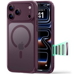 Husa ESR pentru Apple iPhone 18 Pro Visinie Inchis Satinata