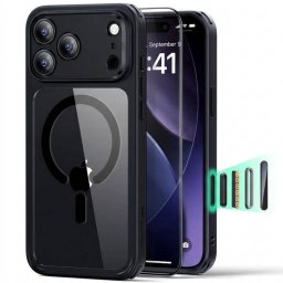 Husa ESR pentru Apple iPhone 18 Pro Max / 17 Pro Max Neagra Transparenta