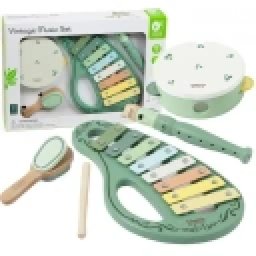 Set Mappy Vintage Cu Xilofon Toba Fluier Si Clapper