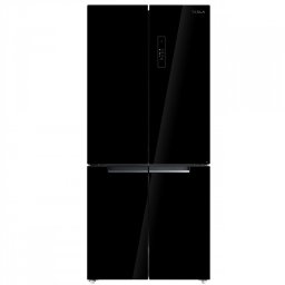 Tesla RF5100FMBE Frigider cu congelator, 250W, 511L, Clasa de energie E, Invertor, Fără îngheț total, Răcire metalică, LED, Display, Sticlă neagră
