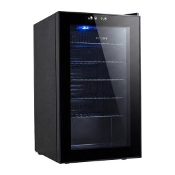 Vitrine frigorifice Euhomy BR001-89 Frigider pentru expunerea bauturilor, 70 l (negru)