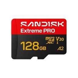 Card memorie microSDXC SanDisk by Western Digital Extreme PRO 128GB, UHS-I U3, V30, A2