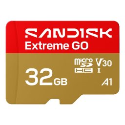 Card memorie MicroSDHC Sandisk by Western Digital Extreme GO 32GB, UHS-I U1, V30, Class 10, A2