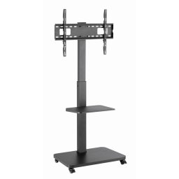 TVS-75S-02 TV floor stand with caster wheels, 37" - 75", black