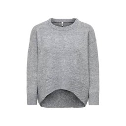 ONLY Tricotaj Onlalivia O-Neck 15383977 BS000087 medium grey melange