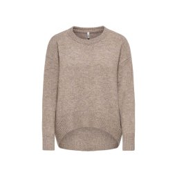ONLY Tricotaj Onlalivia O-Neck 15383977 17-0808 TCX taupe gray