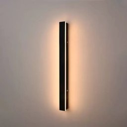 Aplica LED exterior Soren 16W, liniara IP65, alb-negru, lumina neutra