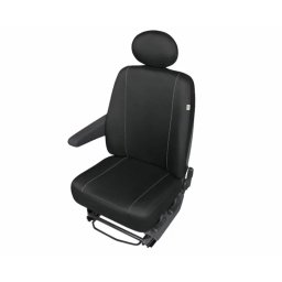 Husa scaun furgoneta transport Solid DV1, 1 loc, negru/gri