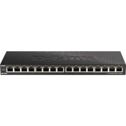 Switch D-Link cu 16 porturi Gigabit, 32 Gbps, desktop, DGS-1016S