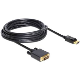 Adaptor Delock Display Port - DVI 24+1 5m Negru