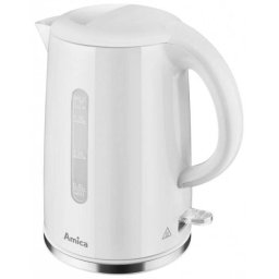 Fierbator Electric Amica KF1001 2200W 1.7l Carcasa Plastic Interior Din Otel Inoxidabil Alb