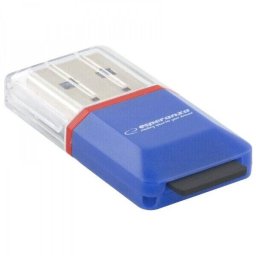 Cititor de Card Esperanza EA134B MicroSD USB 2.0 Albastru