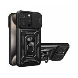 Husa Techsuit Apple iPhone 15 Pro Max CamShield Negru