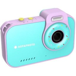 Aparat Foto Digital pentru Copii AgfaPhoto Realikids Cam Waterproof 2 Rezolutie 12MP Albastru