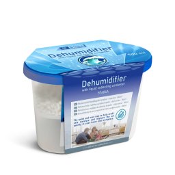 Dezumidificator Aer Generic 500ml cu Rezervor Parfum Ocean Anti Mucegai Anti Condens Albastru