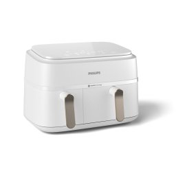 Friteuza Philips 3000 series NA353/10 fryer Double 9 L Stand-alone 2750 W Hot air fryer Silver, White