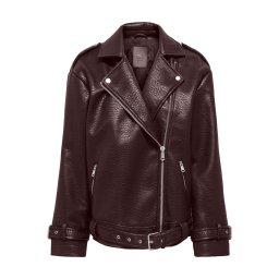 ONLY Geacă Onlsoft Faux Leather Biker 15374106 19-1110 TCX chocolate plum