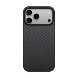 Husa Pitaka KI1701PBM | iPhone 17 Pro Max, Aramid UltraGuard, Negru/Gri
