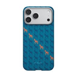 Husa Pitaka HR1702P | iPhone 17 Pro, Happiness Rides, Edge Case, Indigo