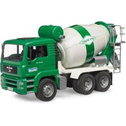 Jucarie Betoniera BRUDER MAN TGA 1:16 +36luni Verde