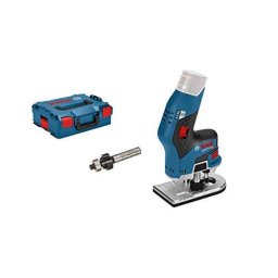 Bosch Bosch Powertools cordless edge router GKF 12V 8 Professional solo, 18 Volt, milling machineÂ (blue / black, L-BOXX, without battery and charger)