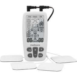 Aparat Electroterapie MEDISANA TT 200 3in1 Display LCD 4 Electrozi Alb