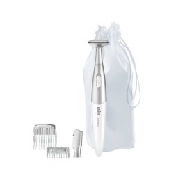 Aparat de Tuns si Ras Braun Silk-eÌpil FG1100 3 in 1 4 Accesorii Saculet Pentru Voiaj Roz