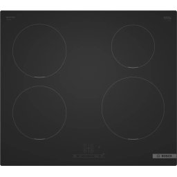 Plita Incorporabila cu Inductie Bosch Seria 4 PIE61ABB5E 4 Zone de Gatit Control Touch Power Boost Timer Latime 60CM Negru Mat