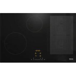 Plita Incorporabila Miele KM 7414 FX Inductie 4 Zone de Gatire TwinBooster Conectivitate Hota PowerFlex 76cm Negru