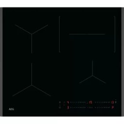 Plita Incorporabila AEG TO64IC00FB Inductie 4 Zone de Gatit Timer Electronic Conectivitate Hota Booster Functie Pauza Negru