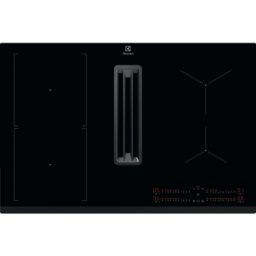 Plita Incorporabila Electrolux KCC83443 Inductie 4 Zone de Gatit ComboHob FlexiBridge Booster Hota Integrata 78cm Negru