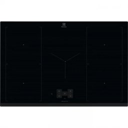 Plita Incorporabila Electrolux EIS87583 Inductie 5 Zone de Gatit Booster Control Touch Timer Conectivitate Hota Ecran TFT SenseBoil 78cm Negru