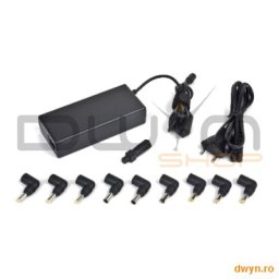 Alimentator Notebook Universal, 90W - tensiuni 15V/16V/18V/19V/19.5V/20V DC la 4.5 A max, protectie