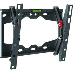 Suport perete LCD/Plasma plat/curbat Barkan, E210+.B, 19"-39" Tilt, VESA, max. 200x200mm, max 40Kg, negru metalic
