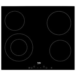Plita incorporabila Beko HIC 64402, 4 zone de gatit, Power Booster, Timer, 58 cm, Ceramica