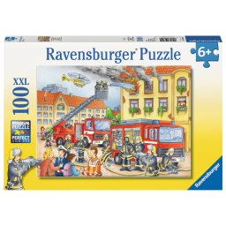 Puzzle Ravensburger XXL - Sectia de pompieri, 100 piese