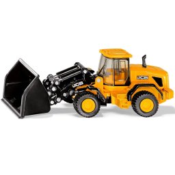 Model static Siku Wheel loader JCB 457 WLS, Scara 1:87, Articulatie mobila
