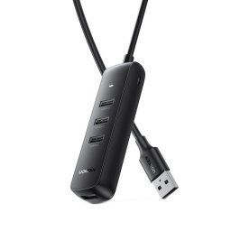 HUB USB extern Ugreen, CM416, USB 3.1 x 2, USB Type-C x 2, conectare prin USB Type-C, material ABS, lungime 25 cm, negru