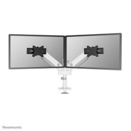 Suport birou dublu pentru monitoare NEOMOUNTS DS65S-950WH2, Pentru 2 monitoare, Diagonala 24"-34", Greutate maxima 11 kg per monitor, VESA 75x75~100x100, Alb