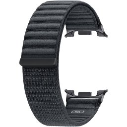 Curea Smartwatch Samsung Fabric Band, pentru Galaxy Watch8 / Watch8 Classic, marime M/L, Gri inchis