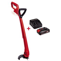 Trimmer de tuns gazon/iarba pe acumulator Einhell PXC GC-CT 18/24 Li P-Solo, 24 cm diametru taiere, 8500 rpm, Starter Kit Einhell PXC acumulator 18 V, 2.5 Ah, max 720 W, incarcator, 20 lame plastic